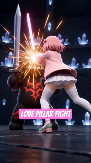 Love Pillar PikoRin is fighting to save the world! 💖 Will you support me? 😀 #shorts