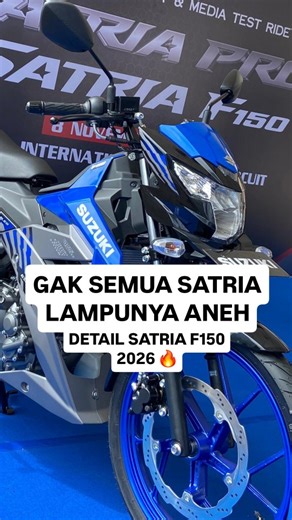 Gak semua lampu depan Suzuki Satria 2026 aneh kok, ada yang standar nih Satria F150 biasa ini masih pakai batok lampu mirip yang lama. Fiturnya banyak dikurangi seperti belom ABS, gak ada keyless dan gak ada colokan power outlet buat ngecas HP. Speedo juga masih mirip yang lama belom ada fitur Suzuki Ride Connect. Harga Rp 31 juta. Gimana menurut teman-teman? #satriaf #satriafu #satriafu150_modif #satriafu_modification #suzukisatria #suzukisatriafu #suzukisatriafu150 #satriafu150 #satriafumodifi