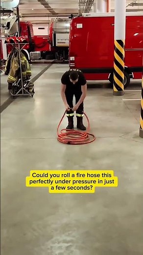 Perfect Fire Hose Rolling Technique | Satisfying Firefighter Skill Training
