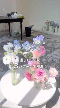 【ガーベラの日企画】同じ花なのに別物に変わる｜ガーベラの飾り方3選＋コツ解説 #ガーベラ #フラワーアレンジ #花のある暮らし