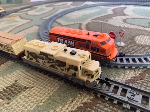 Power Trains Reviews: Collective Track Transport Train And Military Train And Cars