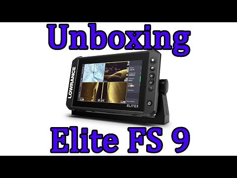 UNBOXING Lowrance ELITE FS9