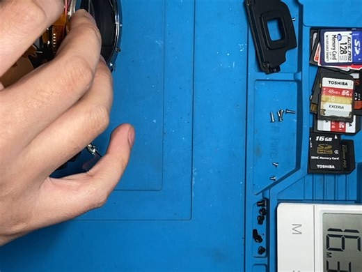 尼康D90通病err维修 更换金属加强齿轮