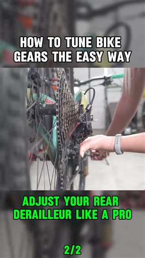 How To Tune Bike Gears The Easy Way - Adjust Your Rear Derailleur Like A Pro #bikeshifting #adjustshifting #bikefix #bikerepair #diybike #biketips #bikehack #bikelife #howto #tutorial #tips #diy #fyp | Maximusfelix