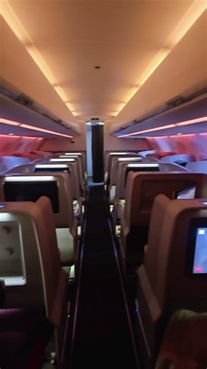 Iberia A321 XLR Business Class Flight from Madrid to Boston #shorts #iberia #flying #viral