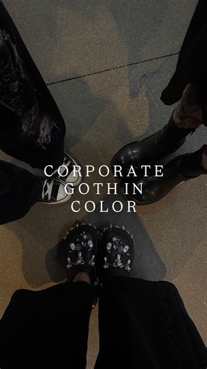 Dominique Bird ♡ AUSTIN TEXAS CONTENT CREATOR on Instagram: "corporate goth gets dressed: color edition 🍇 . . . . . check links highlight and ltk for item links🖤 belt was sent by the lovely @blackwoodcastle necklace is @regalrose earrings are @aweinspired both with code AUSSIEDOMXO office goth, workwear, elder emo, office style, work appropriate fashion, grwm, corporate style, alternative fashion, office siren, austin influencer"