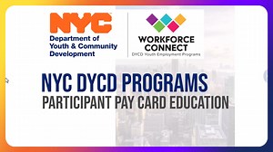 NYC DYCD Pay Card Education