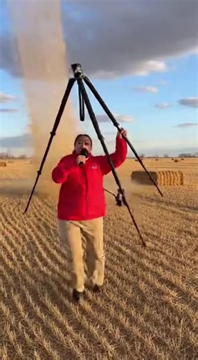 Nature's Theft Hay devil sucks up thousands of dollars in camera gear! 🌪️📸 #DustDevil #CameraFail #NatureFury #Kansas #FarmLife #Unexpected #USA | TV -