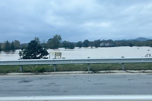 Golfer posts unbelievable video of Asheville golf course underwater following Hurricane Helene