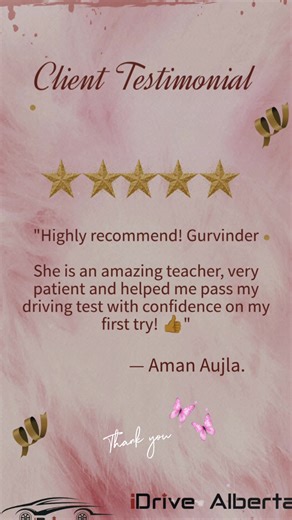 “New Driver, Inspiring Future Drivers—Your Story Has the Power to Lead.” Driving Skills for Life… #i#iDriveAlbertaS#StudentReviewsS#SafeDrivingStartsHere#drivingschool#drivinglessons🚗