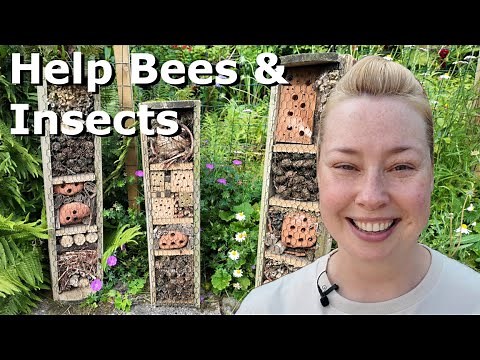 Help Bees & Beneficial Insects With A Simply Beautiful Insect Hotel / Bug House