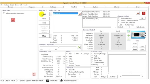 Let's learn how to convert molecular weight to frequency and run it in Spooky2 software. Learn more about Spooky2 Rife Machine here: https://www.spooky2-mall.com/?fbpage=230714video | Spooky2