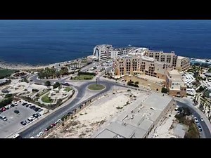Drone Clips - St Julians's Bay & Spinola Bay, Paceville, St. Julian's, Malta
