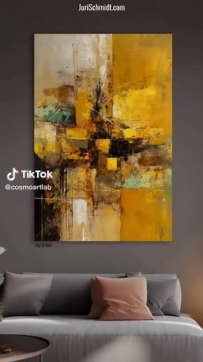 AI Assisted Digital Artwork by Juri Schmidt. Image file size: 24x36 inch, 300 dpi, printable. Image-ID: 96ab #abstractpainting #contemporaryart #homestyle #instahome #interiordecor #interiordesigner #interiorstyle #livingroomdecor