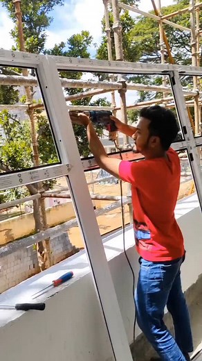 1.1K reactions · 16 comments | Upvc window fixing work and door  #trindingreels♥️ #newrells♥️ #upvcwindows #shorts #virelreels #instagram #foryou #rabbankhan #fbreels | Rabban Khan | Facebook