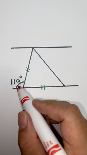 373K views · 771 reactions | Basic geometry: Angles of triangle #geometry | Sihu Luo | Facebook