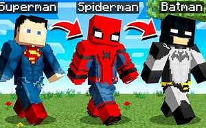 【PrestonPlayz/中字】每分钟变成不同的超级英雄！在我的世界里大战灭霸