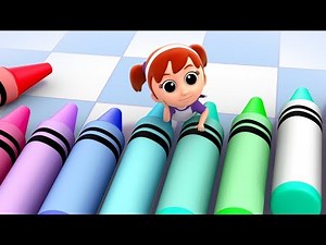 Crayons Colors Song | Nursery Rhymes | Kids Songs | Baby Rhyme By Luke & Lily