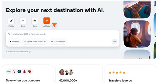 Plan your next getaway in seconds with KAYAK’s new AI Mode