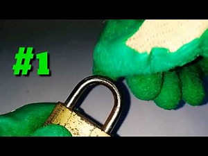 3 Steps) how to open a Padlock without Key