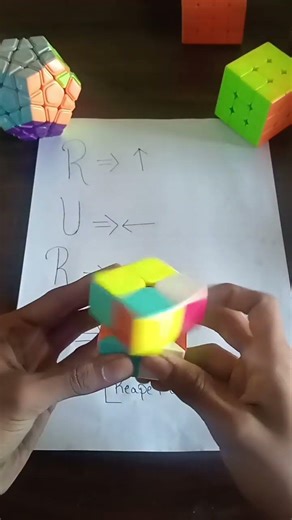Rubik's cube tutorial magic trick 💥🥵 #shorts #shortvideo #shortsfeed #trendingshorts