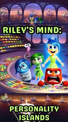 Inside Out Short | Riley's Mind : Personality Islands #InsideOut1 #MindMovie #InsideOutSummary