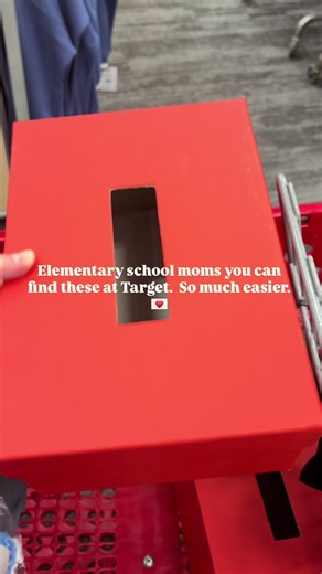 And they’re five bucks. If you’re always scrambling last minute trying to make a shoebox for the kids and their Valentine’s Day cards, go to Target and grab one of these. I’ll also link on my LTK