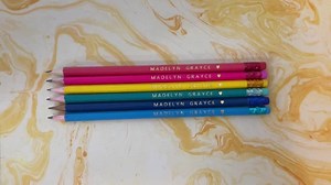 Personalized Custom Pencils - Etsy