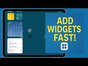 How to Add Widgets to Your iPhone and iPad Fast!