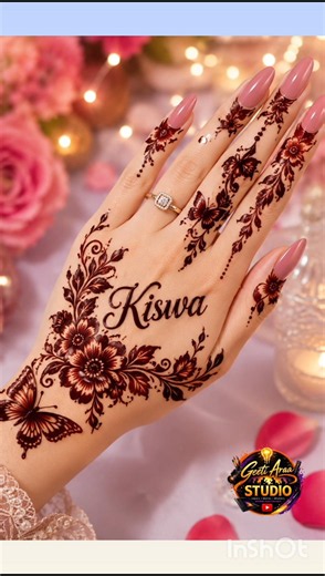 Stylish Name Mehndi Design ❤️#shorts