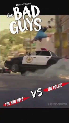 The Bad Guys v The police in crazy chase | THE BAD GUYS