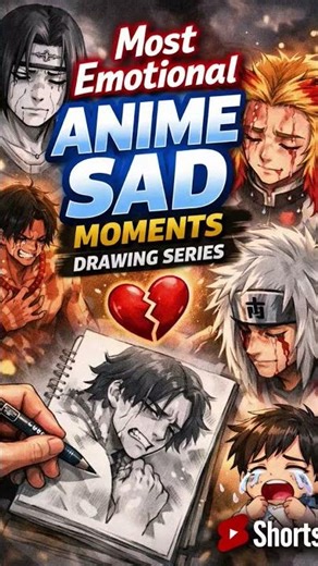 Most Emotional anime sad moments drawing series please comment #animeeart