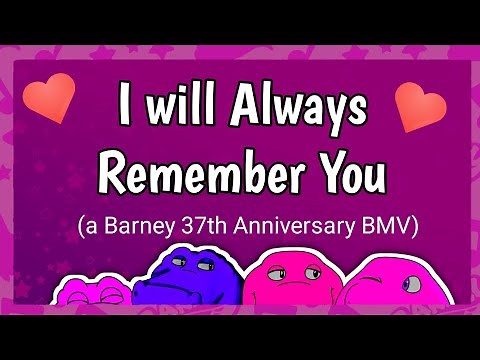 I Will Always Remember You (Barney 37th Anniversary BMV)