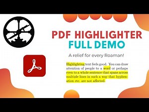 PDF Highlight Extension for Roam Research - Full Demo