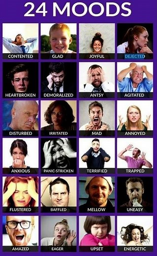 Types of Mood Names With Pictures ‪@LetzLearnLive‬