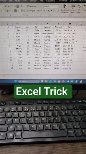 Excel Best Trick #shorts #excel