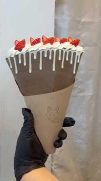 chocolate strawberry crepe チョコいちごクレープ #japanesefood #food #viralvideo #viralshorts #viralshort