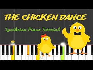 THE CHICKEN DANCE \\\\ Танець маленьких утят \\\\ EASY Piano Tutorial