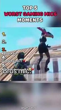 Ranking Top 5 Best Gaming Mic Moments 🎙️ | Funny Pro Fails & Wins #shorts