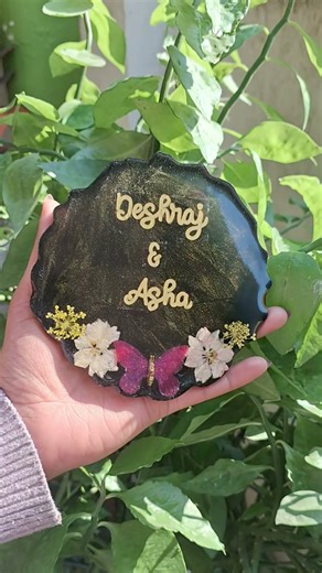 Mini nameplate customised on demand🌻