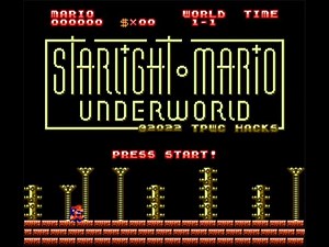 Starlight Mario: UnderWorld (SMB1 Hack)