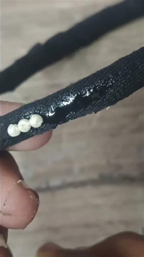 simple bead hair band making at home 😁😁🏡