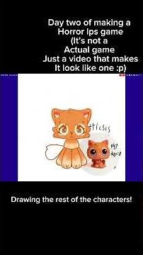 Day two of making a lps horror story “game!”