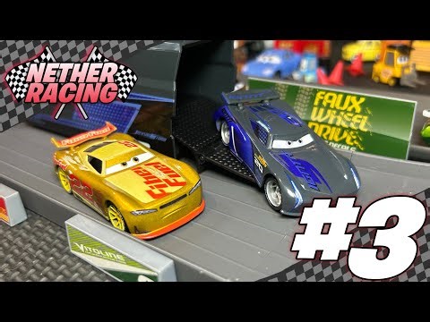Jackson Storms In Against GoGo Logano! - Disney Cars Diecast Racing - NetherRacing #3