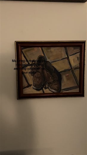 It’s called being an artist and a family with taste. Live. Laugh. Love. #art #husbandwife #originalart #millennialsoftiktok #artreveal @orb_weaver_studio thanks for loving my weirdness.