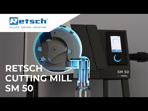 Cutting Mill SM 50 Function principle & features - RETSCH
