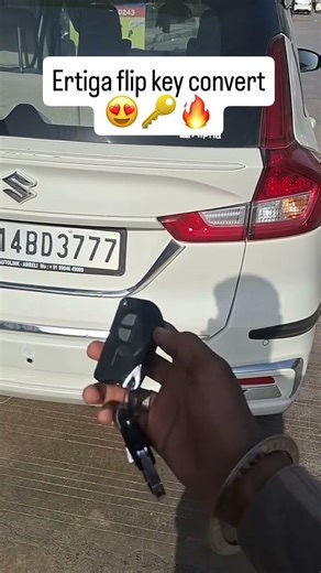Ertiga flip key convert 🔑😍🔥#youtubeshorts #trendingshorts #modify #flipkey