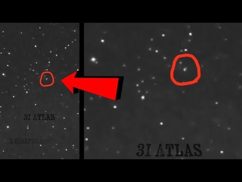 A UFO nearly hit the 3i Atlas! It was captured with a telescope.