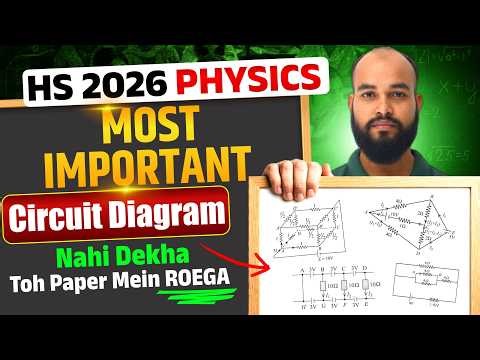 High Probability Circuit Diagrams You Cannot Ignore | Current Electricity | HS 2026 Physics