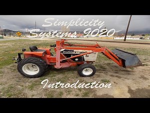 Simplicity Tractor Project Intro